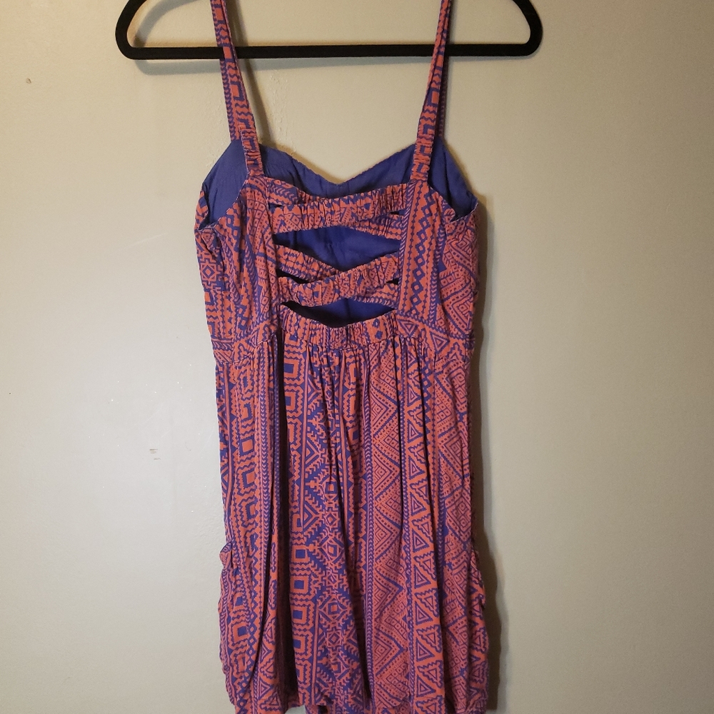 American Eagle dress with criss-crossed back